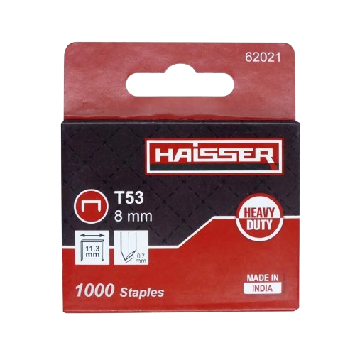 Скоби HAISSER для степлера 8х11.3х07мм(1000шт) 93929 — будматеріали для майстрів та виконробів | Dirom