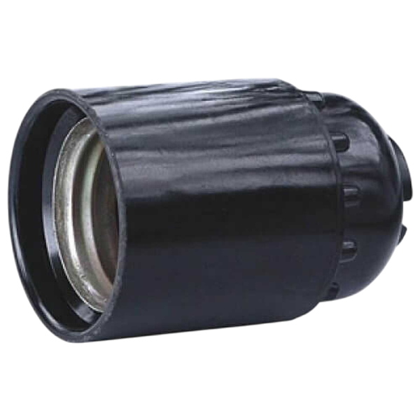 Патрон Е27 пластик/карболит — строительные материалы для мастеров и прорабов | Dirom