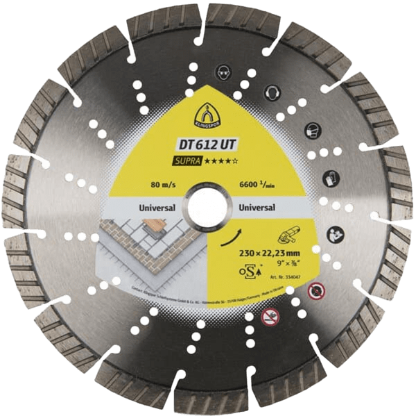 Круг алмазный KRONOFLEX DT612UT 230x2.6x22.23, 15 сегменти 42x2.6x12mm турбо стандарт 334047 — строительные материалы для мастеров и прорабов | Dirom