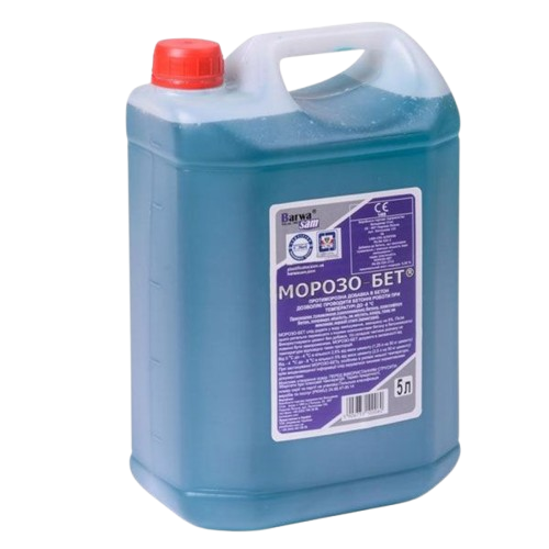 Протиморозна добавка до бетону МОРОЗО-БЕТ Barwa Sam, 5л — будматеріали для майстрів та виконробів | Dirom