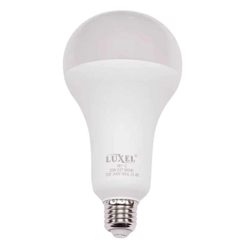Лампа Luxel светодиодная A95 25W 6500К 220V E27 067-C — строительные материалы для мастеров и прорабов | Dirom