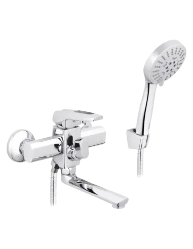 Змішувач KRM Kante-C060 для ванної (к.35), короткий гусак CV023581 — будматеріали для майстрів та виконробів | Dirom