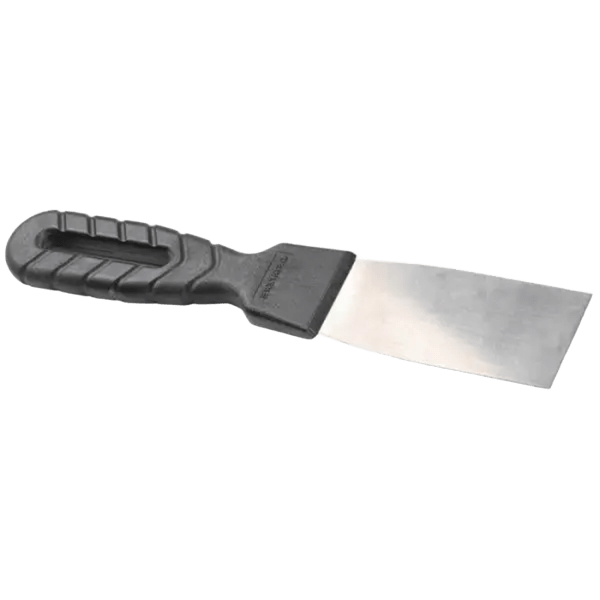 Шпатель ПП фасад. нерж. сталь 40 мм, 2К ручка  — будматеріали для майстрів та виконробів | Dirom