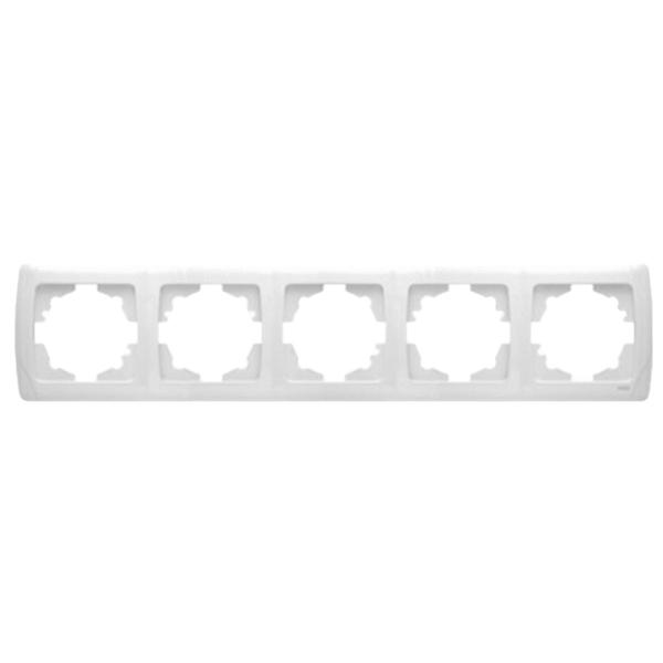 Рамка Viko Karmen 5-постовая бел.571105 — строительные материалы для мастеров и прорабов | Dirom
