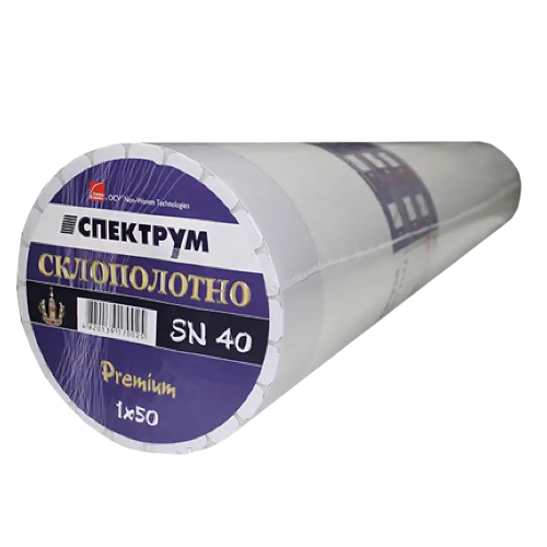Склохолст Спектрум Преміум SN 40 1*20м  (кор.12 шт) — будматеріали для майстрів та виконробів | Dirom