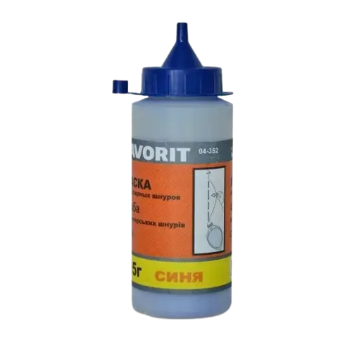 Фарба для малярських шнурів синя 115 г (Favorit 04-352) — будматеріали для майстрів та виконробів | Dirom