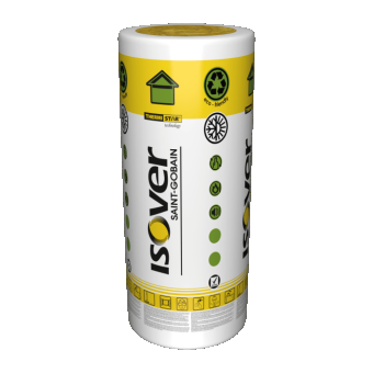 Утеплювач ISOVER Roll 42 (2х7500/1200/50) 18,0 кв.м (є-відновлення) — будматеріали для майстрів та виконробів | Dirom