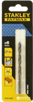 Сверло универсальное скоростное STANLEY: Ø = 6 мм. (Металл / дерево / пластик) STA51068-QZ — строительные материалы для мастеров и прорабов | Dirom