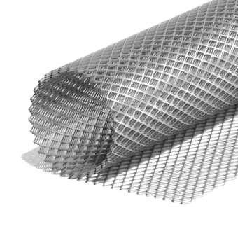 Сетка просечно-вытяжная (ХК) 24х50мм (10м2) 0,5 мм — строительные материалы для мастеров и прорабов | Dirom