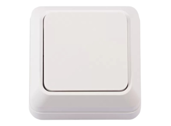 Вимикач LUXEL Opera накладн.2002 білий — будматеріали для майстрів та виконробів | Dirom