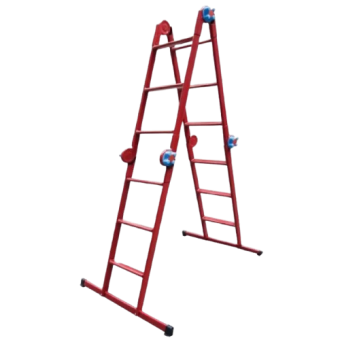 Драбина-трансформер 4х4  метал., 4,8 м, Україна  — будматеріали для майстрів та виконробів | Dirom