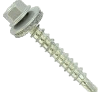 Саморіз покрівельний оцинкований 4,8*35 (шестигран.голівка 8мм, крок різьби 1.06мм) — будматеріали для майстрів та виконробів | Dirom