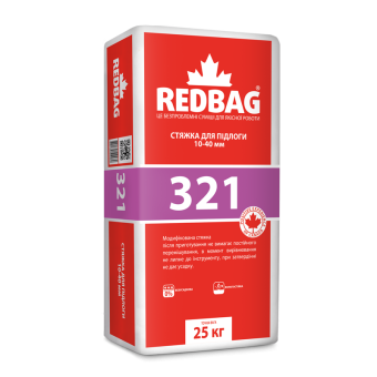 321 Стяжка для пiдлоги 25кг (48шт/пал.) — будматеріали для майстрів та виконробів | Dirom