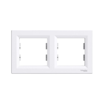 Рамка Schneider Asfora 2-я белая гор. EPH5800221 — строительные материалы для мастеров и прорабов | Dirom