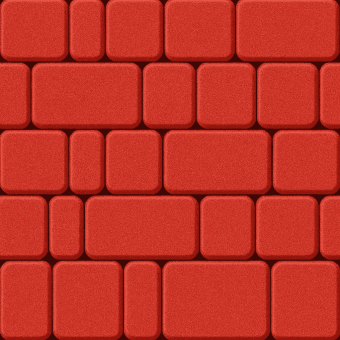 Плитка тротуарна "Старе місто" 40мм с/прес червоний (76шт/1м2) (Ряд 0,924 м.кв. 3 элем) — будматеріали для майстрів та виконробів | Dirom