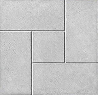 Плитка тротуарна "Паркет" сiрий 30*30*3 см (11шт/м2) Україна — будматеріали для майстрів та виконробів | Dirom