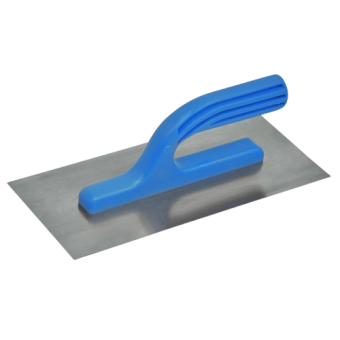 Гладилка нержавіюча з пластмасовою ручкою, 125х270 мм, зуб 12x12 мм — будматеріали для майстрів та виконробів | Dirom