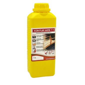 Антисептик KONTUR WPE-11 для древесины, 1 л — строительные материалы для мастеров и прорабов | Dirom