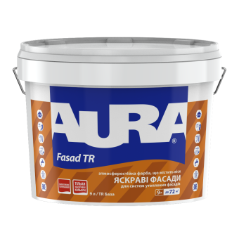 Краска фасадная AURA Fasad (база TR), 2,25 л  — строительные материалы для мастеров и прорабов | Dirom