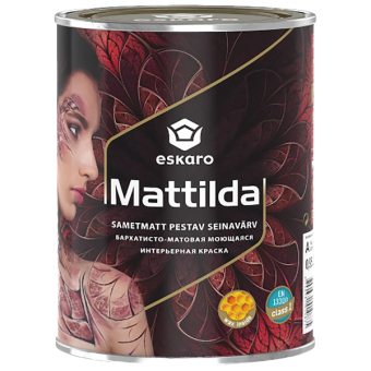 Фарба ESKARO Mattilda інтер'єрна (матова) (база TR), 2,7 л — будматеріали для майстрів та виконробів | Dirom
