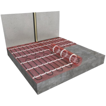 Нагрівальний  мат Heating mat 300 Вт 2,0 м2 — будматеріали для майстрів та виконробів | Dirom