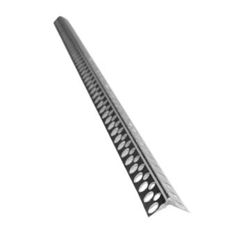 Кутник алюмін. перфорований 17*17мм (0,25мм) 2,5м (упак/300шт) — будматеріали для майстрів та виконробів | Dirom