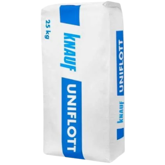 Шпаклівка Уніфлот гіпсова (42 шт/п.), 25 кг — будматеріали для майстрів та виконробів | Dirom