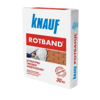 Штукатурка KNAUF Ротбанд гипсовая (40 шт/п.), 30 кг — строительные материалы для мастеров и прорабов | Dirom