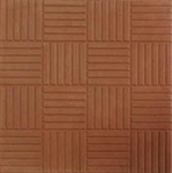 Плитка тротуарна "Квадрат Шоколадка" коричнева 30*30*3 см (11шт/м2) Україна — будматеріали для майстрів та виконробів | Dirom