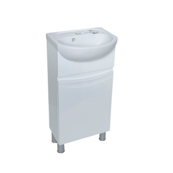 Тумба ХАСТ Валенсия c умивальником Solo 40 (1 фасад) білий  — будматеріали для майстрів та виконробів | Dirom