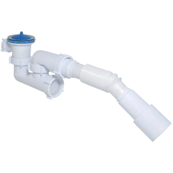 Сифон ″Waterstal″, д/душ піддону1 1/2 40 з гнучкою трубою А - 42589 — будматеріали для майстрів та виконробів | Dirom