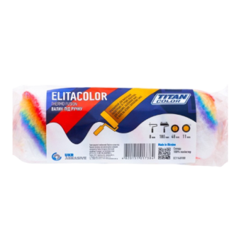 Валік Elitacolor під ручку, 8*48*180 мм, ворс 11 мм, TITAN COLOR — будматеріали для майстрів та виконробів | Dirom