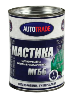 Мастика гідроізоляці. бітум-бутилкаучукова МГББ(банка 3кг) — будматеріали для майстрів та виконробів | Dirom