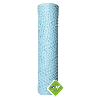 Картридж H2O (PH) шнурковий 5 мікро. - 9 7/8" х 2 1/2" B-PP5 — будматеріали для майстрів та виконробів | Dirom