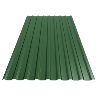 Профнастил кровельный ПК-20 RAL 6005  (зеленый) 0,40 мм 1170/1130*2000 (1лист 2,34кв.м) — строительные материалы для мастеров и прорабов | Dirom