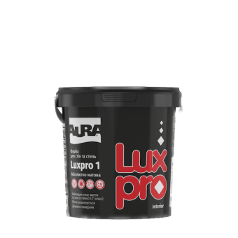 Краска AURA Luxpro 1  интерьерная (матовая) (база А), 0,95 л — строительные материалы для мастеров и прорабов | Dirom