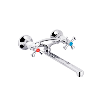 Змішувач Kroner Rhein-C040 кухня настінка CV014916 — будматеріали для майстрів та виконробів | Dirom