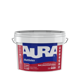 Фарба AURA Mattlatex інтер'єрна що миється (матова), 2,5 л — будматеріали для майстрів та виконробів | Dirom