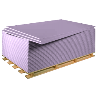 Гіпсокартон вогнестійкий 12,5*1200*2500 мм (52 шт/п.) (Україна) — будматеріали для майстрів та виконробів | Dirom