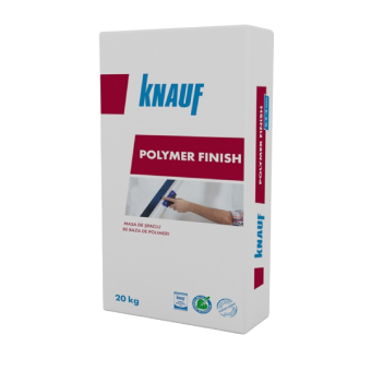 Шпаклівка Полімер Фіниш гіпсова (60 шт/п.), 20 кг — будматеріали для майстрів та виконробів | Dirom