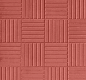 Плитка тротуарна "Квадрат Шоколадка" червона 30*30*3 см (11шт/м2) Україна — будматеріали для майстрів та виконробів | Dirom