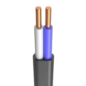 Кабель ВВГнг-LS-П 2*2,5 (ож) -0,66 (Запоріжжя) — строительные материалы для мастеров и прорабов | Dirom