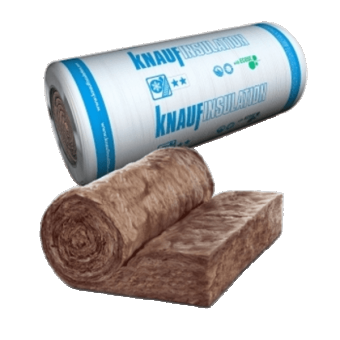 Утеплювач Knauf Insulation Naturoll 11 кг/м3 (1200x9100x100 мм) 10,92 кв. м/рул — будматеріали для майстрів та виконробів | Dirom