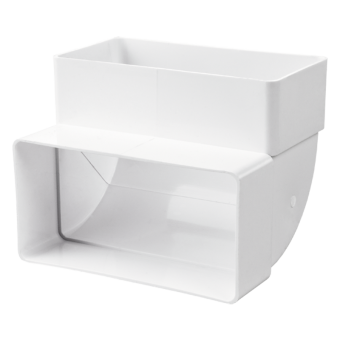 Колено вертикальное 55*110 5252 — строительные материалы для мастеров и прорабов | Dirom