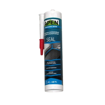 Герметик силиконовый APEN универсальный (белый), 280 мл — строительные материалы для мастеров и прорабов | Dirom