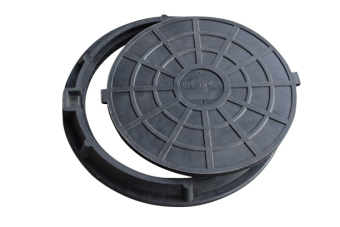 Люк оглядовий № 1 (max 2т)  чорний Україна — будматеріали для майстрів та виконробів | Dirom