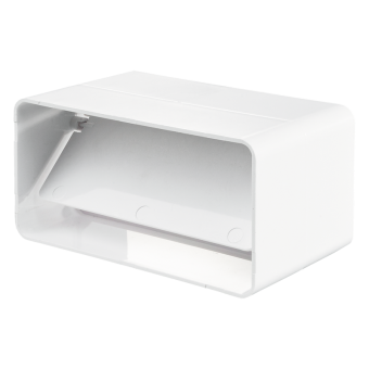 Соединитель каналов 55*110 с клапаном 5151 — строительные материалы для мастеров и прорабов | Dirom