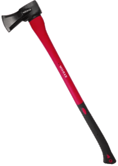 Топор 800гр.фибергласовая ручка,TPR — строительные материалы для мастеров и прорабов | Dirom