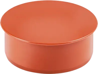 Заглушка канализационная 100 рыж.зов. — строительные материалы для мастеров и прорабов | Dirom