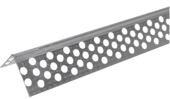 Кутник алюмінієвий перфорований Супер ДЕЛЮКС 0,4мм  30*30мм 3м (упак. 100шт)  — будматеріали для майстрів та виконробів | Dirom